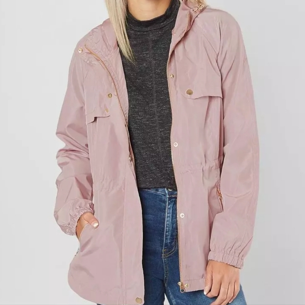 CI SONO Women's Pink Hooded Jacket - Size S